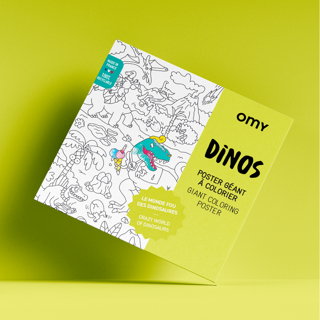 velké omalovánky plakát A1 — dinosauři