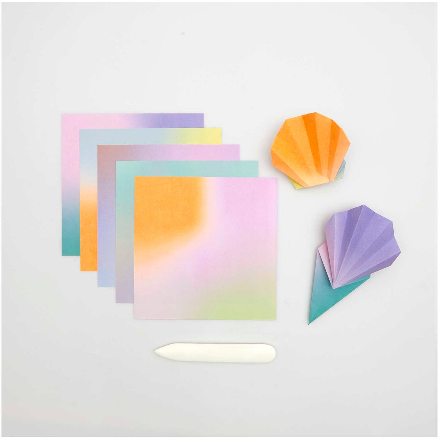 origami papíry — blurry gradient