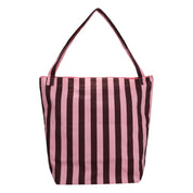 bavlněná taška se zipem na kočár – chocolate & bubblegum