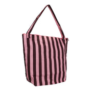 bavlněná taška se zipem na kočár – chocolate & bubblegum