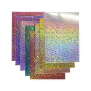 sada obálek a přání, pozvánek B6/C6 — rainbow holo