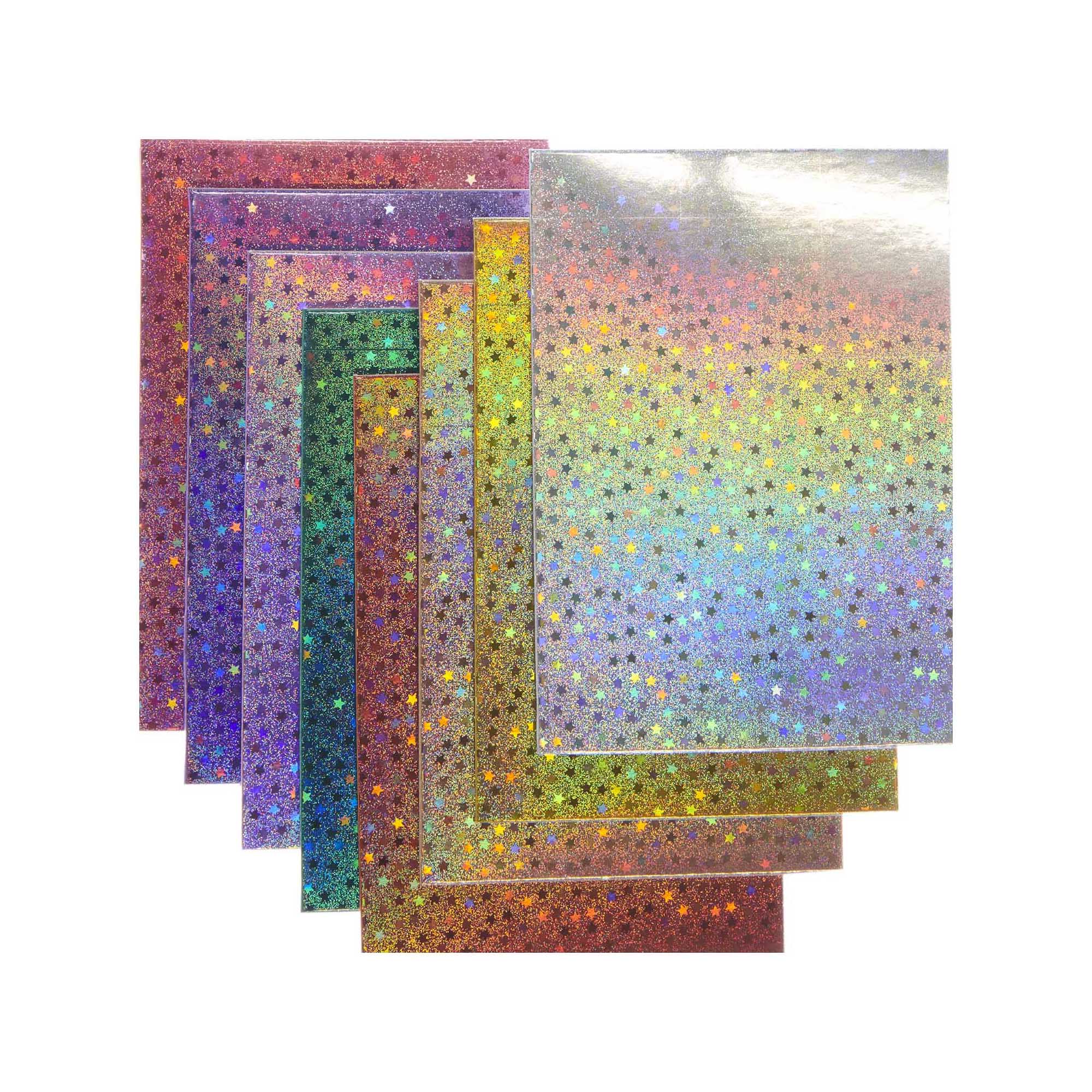 sada obálek a přání, pozvánek B6/C6 — rainbow holo