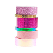 6x washi páska — sada — pink